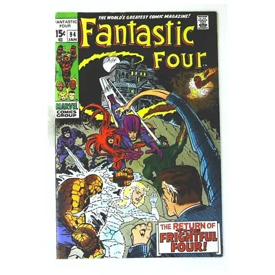 Buy Fantastic Four (1961 Series) #94 In Fine + Condition. Marvel Comics [o. • 196.83£