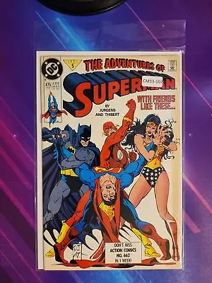 Buy Adventures Of Superman #475 Vol. 1 7.0 Dc Comic Book Cm33-107 • 3.99£