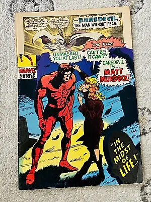 Buy DAREDEVIL #57 2ND DEATH'S HEAD, KAREN PAGE LEARNS DD'S IDENTITY! 1969 SILVER Age • 4.75£