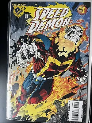 Buy SPEED DEMON #1 (1996) Amalgam Marvel DC Crossover • 5.75£