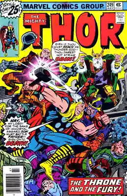 Buy Thor #249 (with Marvel Value Stamp) VG; Marvel | Low Grade - July 1976 Jack Kirb • 5.54£