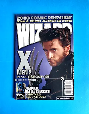 Buy Wizard #137 Comics Magazine (vol 1) Hugh Jackman Wolverine X-men 2  Feb 2003 V/g • 6.95£
