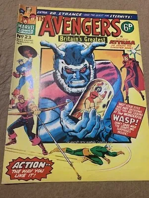 Buy The Avengers No 23   Marvel UK.  Ditko Art • 9£