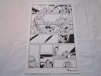 Buy IDW X-Files Teenage Mutant Ninja Turtles Michael Walsh Issue 1 Page 14 Comic Art • 398£