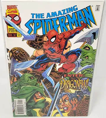 Buy Amazing Spider-man #421 Dragonfly 1st Appearance *1997* 9.2 • 6.34£