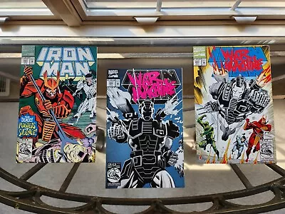 Buy Iron Man #281,#282 & #283 Comic Lot Marvel 1992 1st & 2nd War Machine... • 110.36£