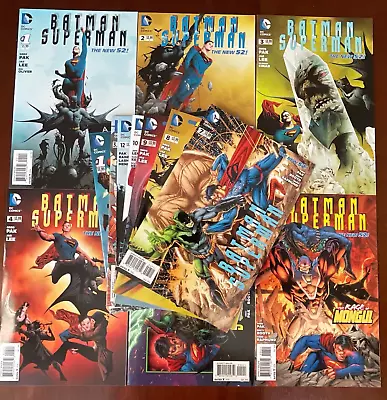 Buy Batman Superman #1 2 3 4 5 6 7 8 9 10 11 12 + Annual DC Comics Lot New 52 • 29.99£