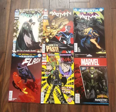 Buy DC Comics X6 Batman, The Flash, Cat Woman & Maestro - Free Post • 5.99£