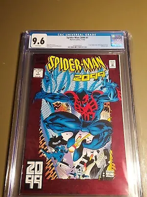 Buy Spider-Man 2099 #1 CGC 9.6 White Pages! 🔑1st App Spider-Man 2099 Red Foil Cover • 72.39£