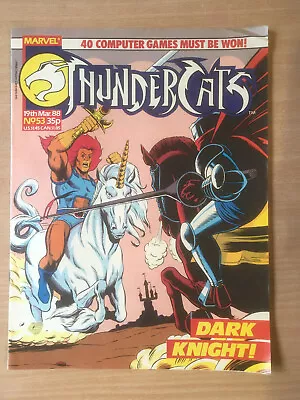Buy Thundercats # 53 UK With Poster - VF 1st Print 1988 (Marvel Comics) • 6.49£
