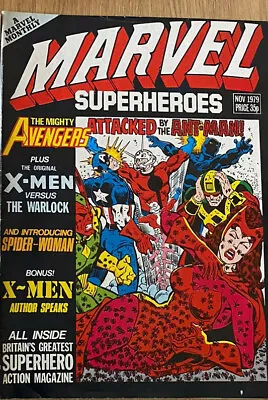 Buy Marvel Superheroes 355 (3). UK Monthly. Nov. 1979. Avengers X-Men Spider-woman • 3£
