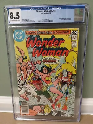 Buy WONDER WOMAN #268  CGC 8.5  Animal Man & 1st App. Lumberjack  1980  DC Comics  • 43.47£