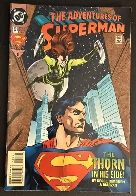Buy Adventures Of Superman 521; Immonen Cover; Thorn App; Funeral Parlor; Impulse Ad • 28.13£