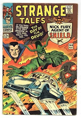 Buy Strange Tales 144 Nick Fury SHIELD Kirby Ditko Dr Strange 1966 Marvel Comic P791 • 13.40£