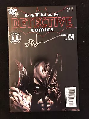 Buy Detective Comics 817 8.5 Batman 2006 Dc Signed By James Dale Robinson Kl • 27.98£