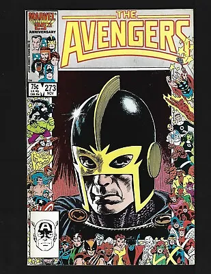 Buy Avengers #273 VF Black Knight Monica Rambeau Cap. Marvel 1st New Masters Of Evil • 8£