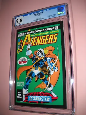 Buy Avengers 196 Cgc 9.6 White 2005 Toybiz Reprint Taskmaster • 111.92£