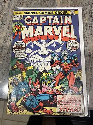 Buy Captain Marvel #28 (1973) Jim Starlin, Thanos Drax • 35.58£