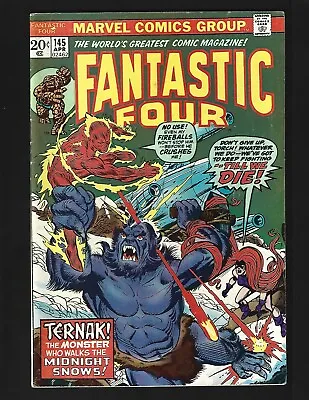 Buy Fantastic Four #145 FN+ Kane Andru Medusa 1st Ternak 1st & Origin The Chosen • 8.04£