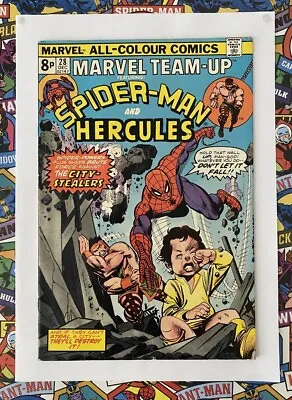 Buy Marvel Team-up #28 - Dec 1974 - Hercules Appearance! - Fn/vfn (7.0) Pence Copy! • 7.99£