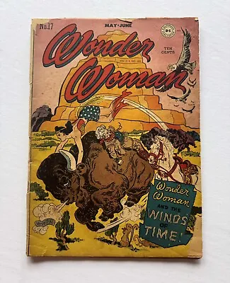 Buy Wonder Woman #17 May 1942 Golden Age Dc Comic- Ungraded, Unrestored • 200.10£