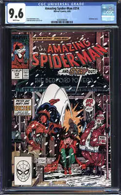 Buy Amazing Spider-man #314 Cgc 9.6 White Pages // Christmas Cover Marvel  Id: 54216 • 71.24£