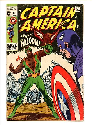 Buy Captain America 117 Above Average Copy, Check It Out, 1st Falcon, Marvel Key • 213.13£