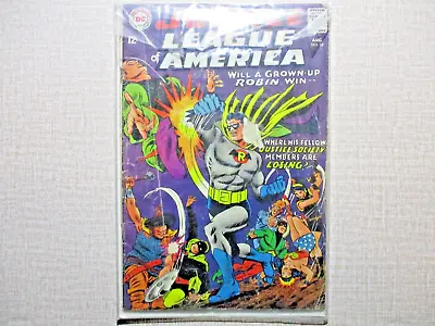 Buy The Justice League Of America - 1967 August #55 - DC Comics - Grown Up Robin Win • 11.89£