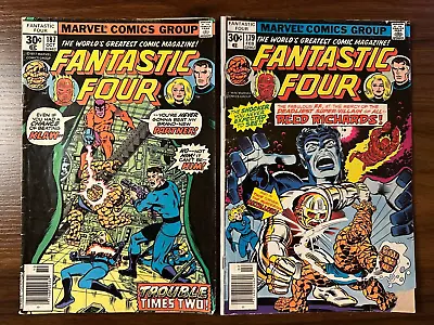 Buy Marvel Comics Lot X 2 Fantastic Four #179 & 187 Bronze Age • 3.99£