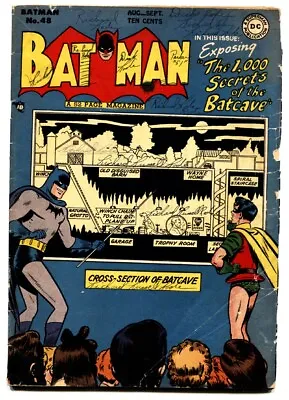 Buy Batman #48-Penguin-comic Book-1,000 Secrets Of The Batcave-DC Golden-Age • 378.29£