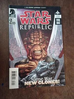 Buy Star Wars Republic 74 New Clones Rare Htf Upc Newsstand Variant Dark Horse • 16.06£