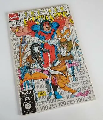 Buy 'THE NEW MUTANTS' #100 (2nd Variant Cover) Vintage Marvel Comic 1991 *EXCELLENT* • 19.95£