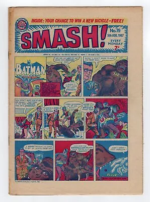 Buy 1967 Ipc Smash #79 Dc  Batman 1964 Marvel Daredevil #3 1st The Owl Key Rare Uk • 77.05£
