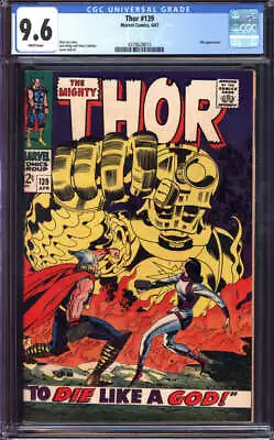 Buy Thor #139 Cgc 9.6 White Pages // Jack Kirby Cover Art Marvel Comics 1967 • 521.80£