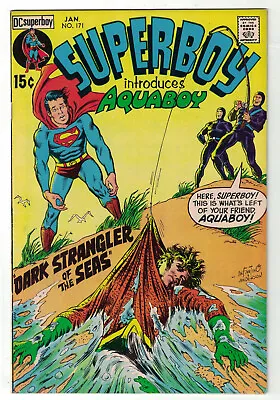 Buy Superboy #171 NM- 9.2 1st Appearance Of Aquaboy • 48.26£