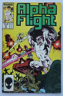Buy Alpha Flight #51 - Marvel Comics - October 1987 GD/VG 3.0 • 4.99£