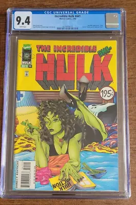 Buy The Incredible Hulk #441 CGC 9.4 Pulp Fiction Homage Cover, She Hulk! • 59.24£