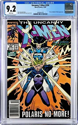 Buy Uncanny X-Men #250 CGC 9.2 (Oct 1989, Marvel) Marc Silvestri & Dan Green, Ka-Zar • 38.64£