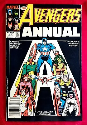 Buy 1983 The AVENGERS 12 Annual App NEWSSTAND 80s Thor Ironman Captain America WOW  • 11.15£