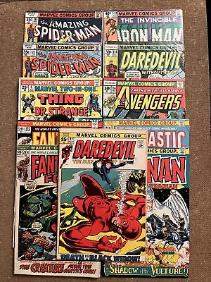 Buy MARVEL COMICS READERS LOT Of 11 (1971-1980) Spider-Man Daredevil FF Avengers • 40.21£