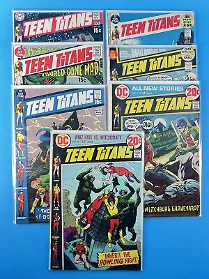 Buy RARE TEEN TITANS - Bronze Age DC Comic Lot (7) #29 32 34 37 39 41 43 - FINE-VF • 154.95£