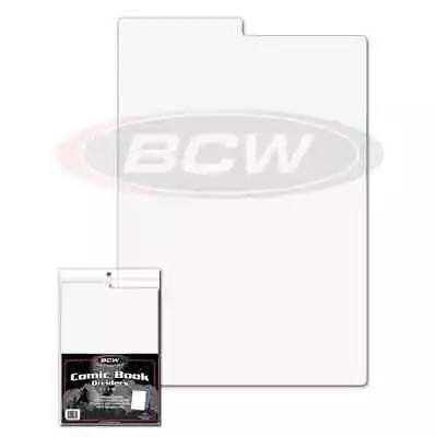 Buy (25) BCW White Comic Book Dividers With Tab Acid-Free 30 Pts Archival Quality • 16.66£