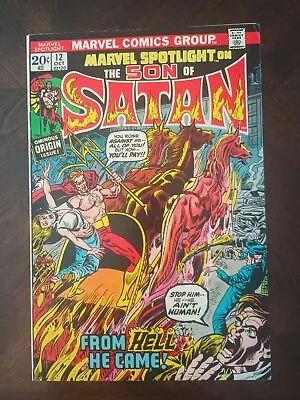 Buy Marvel Spotlight 12 VF 1973 Marvel Comics 1st  Son Of Satan Herb Trimpe Bronze  • 93.88£