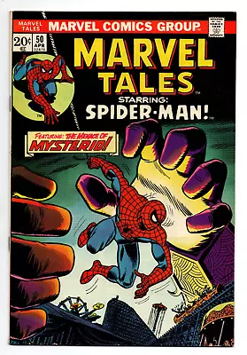 Buy Marvel Tales #50 - Reprints Amazing Spider-man #67 - Mysterio - 1973 - VF+ • 7.90£