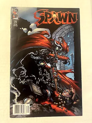 Buy Spawn #71 Newsstand Variant Greg Capullo And Danny Mike Cover And Art 1998 • 999.40£