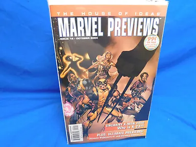 Buy Marvel Previews #12 October 2004 Uncanny X-Men 450 Preview X-23 VF • 1.57£