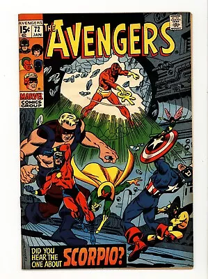 Buy Avengers 72 VF 1st Appearance Zodiac 1970 • 44.17£