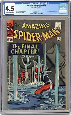 Buy Amazing Spider-Man #33 CGC 4.5 1966 3922834011 • 241.14£
