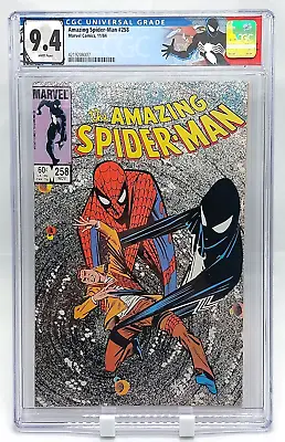 Buy Amazing Spider-Man 258 CGC 9.4 1st Discovers Symbiote And 1st Bombastic Bag Man • 87.06£