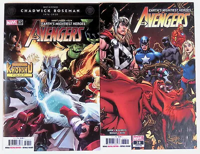 Buy Avengers 37 & 38 Fist Of Khonshu Moon Knight Captain America Thor Marvel Comics • 5.59£